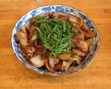 豚バラと玉葱の大葉味噌炒め作り方5写真