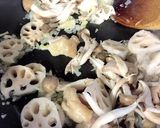鶏肉と蓮根のトマトクリームパスタ作り方3写真