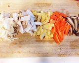きのこたぁっぷり炊き込みご飯作り方2写真