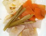 乾燥野菜生活☆即席お浸しと味噌汁作り方3写真