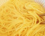絶品！残ったカレーで焼きカレーパスタ作り方4写真