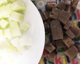 大根とこんにゃくのそぼろ味噌煮作り方1写真