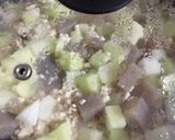 大根とこんにゃくのそぼろ味噌煮作り方4写真