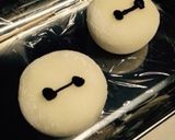 雪見だいふくで簡単♡ベイマックス！作り方2写真
