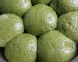 ドライイーストでほうれん草の蒸しパン作り方6写真