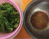 わさび菜とじゃこのサラダ作り方1写真