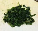 ほうれん草と人参のホットケーキ作り方3写真