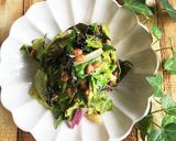 レンジで簡単＊キャベツのとろり卵納豆和え作り方5写真
