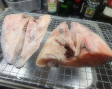 サーモンの「かぶと」塩焼き、簡単経済的作り方4写真