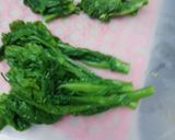 菜花のカラシ和え作り方1写真