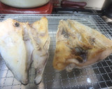 サーモンの「かぶと」塩焼き、簡単経済的作り方5写真