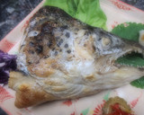 サーモンの「かぶと」塩焼き、簡単経済的作り方8写真