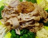 にら＋梅＋薄い豚作り方8写真