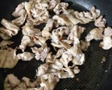 豚バラ&ネギの簡単ペペロンチーノ風パスタ作り方2写真