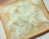 蒸し豆のジャム＊チーズトースト作り方3写真