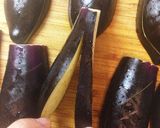 茄子の豚 大葉 ニンニクはさみ焼き作り方1写真