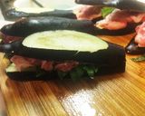 茄子の豚 大葉 ニンニクはさみ焼き作り方5写真