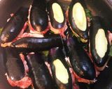 茄子の豚 大葉 ニンニクはさみ焼き作り方6写真