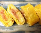 朝食お弁当のおかずに♡たらこチーズ卵焼き作り方5写真
