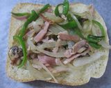 朝食に＊炒め野菜のピザトースト＊作り方4写真