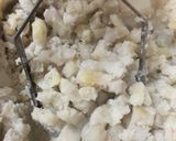 肉入りモッチリ里芋饅頭(団子)♡あんかけ作り方5写真