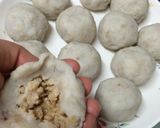 肉入りモッチリ里芋饅頭(団子)♡あんかけ作り方6写真