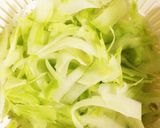 ブロッコリーの茎と人参の味噌きんぴら作り方1写真