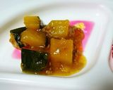 離乳食後期 カボチャの煮物そぼろあんかけ作り方2写真