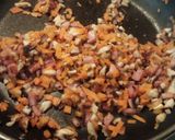 甘旨♪ベーコンの肉味噌レタス和え作り方3写真