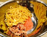 糖質制限パスタ！大葉とツナのたらこパスタ作り方4写真