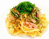 糖質制限パスタ！大葉とツナのたらこパスタ作り方5写真