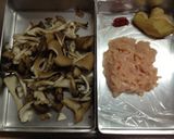 舞茸たっぷり冷麺(ごまだれ）作り方1写真