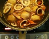里芋とイカの煮物作り方5写真