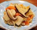 簡単☆干し椎茸と高野豆腐で切り干し大根煮作り方6写真
