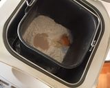 HBにお任せメロンパン風食パン作り方1写真
