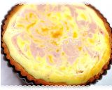 苺のマーブル♡ベイクドチーズケーキタルト作り方5写真