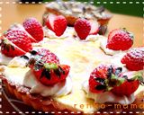 苺のマーブル♡ベイクドチーズケーキタルト作り方6写真