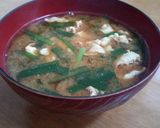 余った餃子のたれで美味♩中華風味噌汁♪作り方3写真