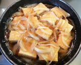 節約簡単！麺つゆで絹厚揚げの卵とじ作り方4写真