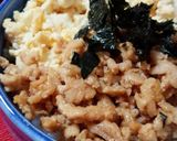 豆腐入り☆鳥そぼろ二色丼作り方5写真