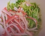豆苗とかにかまのナムル作り方4写真