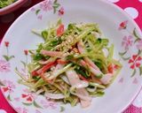 豆苗とかにかまのナムル作り方6写真