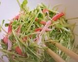 豆苗とかにかまのナムル作り方5写真