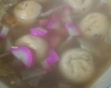 白菜とかまぼこのお吸い物作り方5写真