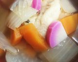 白菜とかまぼこのお吸い物作り方6写真