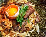 牛すき焼き風焼きうどん作り方6写真