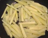 小松菜とじゃがいものカレー炒め作り方3写真