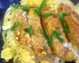 懐かしのスプーンで食べる「カツ玉ライス」作り方10写真