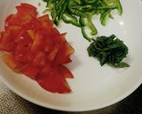♡ピリ辛肉味噌のせ冷やし中華♡作り方1写真
