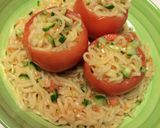 オシャレ〜ジュレがけ冷麺inトマトカップ作り方6写真